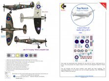 1/48 Supermarine Spitfire Mk.1a GR-U mask insignia packs