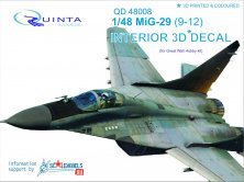 1/48 MiG-29 3D-Print & colour Interior