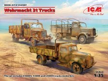 1/35 Wehrmacht 3t Trucks DIORAMA SET