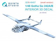 1/48 Go 242A-B Interior Small version for ICM