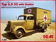 1/35 Typ 2,5-32 with Shelter German WWII Ambulance