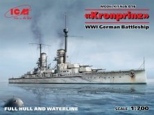 1/700 Kronprinz WWI German Battleship