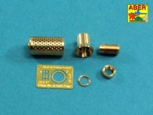 1/35 Muzzzle brake fit to barrel for Krupp 12,8cm PAK 44