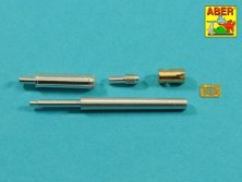1/35 90mm M-36 tank barrel cyrindrical Muzzle Brake with mantlet