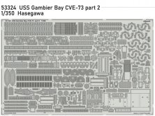 SET 1/350 USS Gambier Bay CVE-73 part 2 for Hasegawa