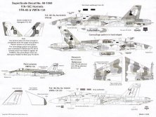 Microscale D�calcomanies F/A-18C Hornets 1/48