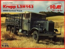 1/35 Krupp L3H163, WWII German Army Truck