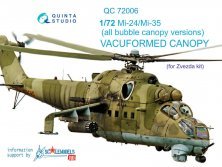 1/72 Vacu canopy for Mi-24/Mi-35