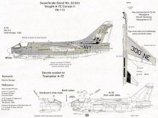 1/32 Vought A-7E Corsair II 158664 NE/300 VA-113 Stingers Cag Us