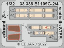 1/32 Bf 109G-2/4 seatbelts STEEL