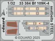 1/32 SET Bf 109K-4 seatbelts STEEL KOTARE