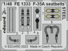 Lockheed-Martin F-35A seatbelts Steel 1/48