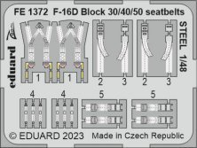 1/48 F-16D Block 30/40/50 seatbelts STEEL