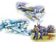 1/48 WWII Raf Airfield Diorama Set