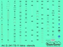 1/72 PZL TS-11 Iskra stencils