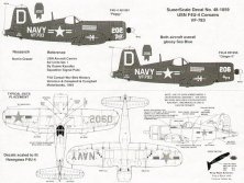 Microscale D�calcomanies F4U-4 Corsair VF-783 1/48