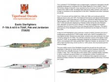 1/72 Exotic Starfighters Turkey , Pakistan, Jordania