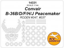 1/144 Convair B-36B/B-36D/B-36F/B-36H/B-36J Peacemaker for Roden