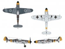 1/72 Messerschmitt Bf 109G-10/R2 (5F+12) reconnaissance