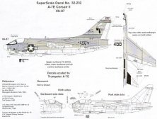 Maquette 1/32 LTV A-7E Corsair II VA-87 USS Independence