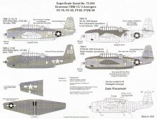 Microscale D�calcomanies TBM-1C/TBM-3 Avenger 1/72