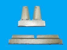 1/144 North-American P-51D Mustang separate control surfaces