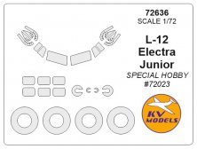 1/72 Lockheed L-12 Electra Junior + wheels masks
