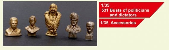 1/35 Busts politicians and dictators