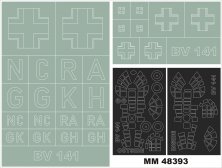 1/48 Blohm-und-Voss Bv 141 masks
