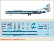 1/144 Caravelle 10B Finnair 70's