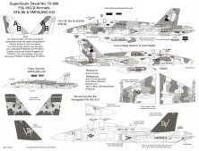 Microscale D�calcomanies F/A-18C/D Hornets 1/72