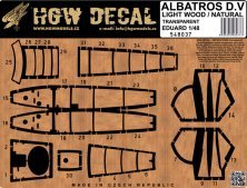 1/48 Albatros D.V / D.VA LASER-CUT Decal