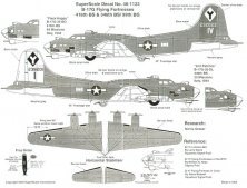 Microscale D�calcomanies B-17G Flying Fortress 1/48
