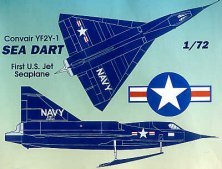 Mach 2 Convair YF2Y-1 Sea Dart Hydravion 1/72