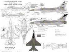 Microscale D�calcomanies F-16C 1/72
