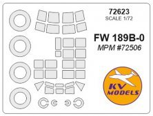 1/72 Focke-Wulf Fw-189B-0 masks