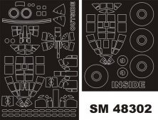 Montex 1/48 Lackiermasken Kanopy Lancaster B.I/III