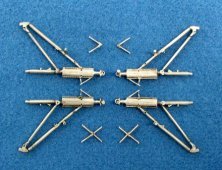 Scale Aircraft 1/48 Train d'atterrissage m�tal Mosquito