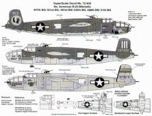 Microscale D�calcomanies B-25J Mitchell 1/72