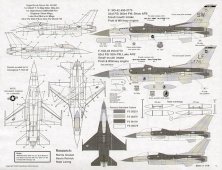 1/48 Lockheed-Martin F-16N (2) 90-0779/SW 33FS/263FW Claws Shaw