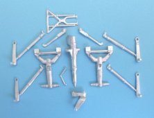 Focke-Wulf Ta-154 Moskito 1/48 Train Atterrissage Métal Focke-Wulf Ta-154 Moskito 1/48 Train Atterrissage Métal