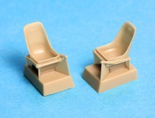 1/48 Bf-109E  Seats without harness (2 pcs.)
