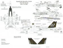 Maquette F/A-18C Hornet 1/32 VFA-113 USS Ronald Reagan
