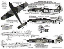 Microscale D�calcomanies Fw-190D-9 1/72