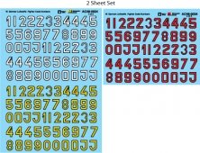 1/48 West German Luftwaffe Fighter Code Numbers