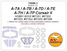 1/72 A-7 Corsair II double side mask for Hobby Boss