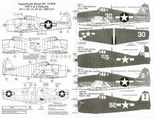 Microscale D�calcomanies F6F Hellcat 1/72