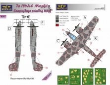 1/32 Mask Ta 154A-0 Moskito camouflage pattern