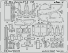 1/48 SET Vampire FB.9 for Airfix