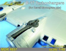 1/48 Boeing B-17 Flying Fortress turbo-chargers